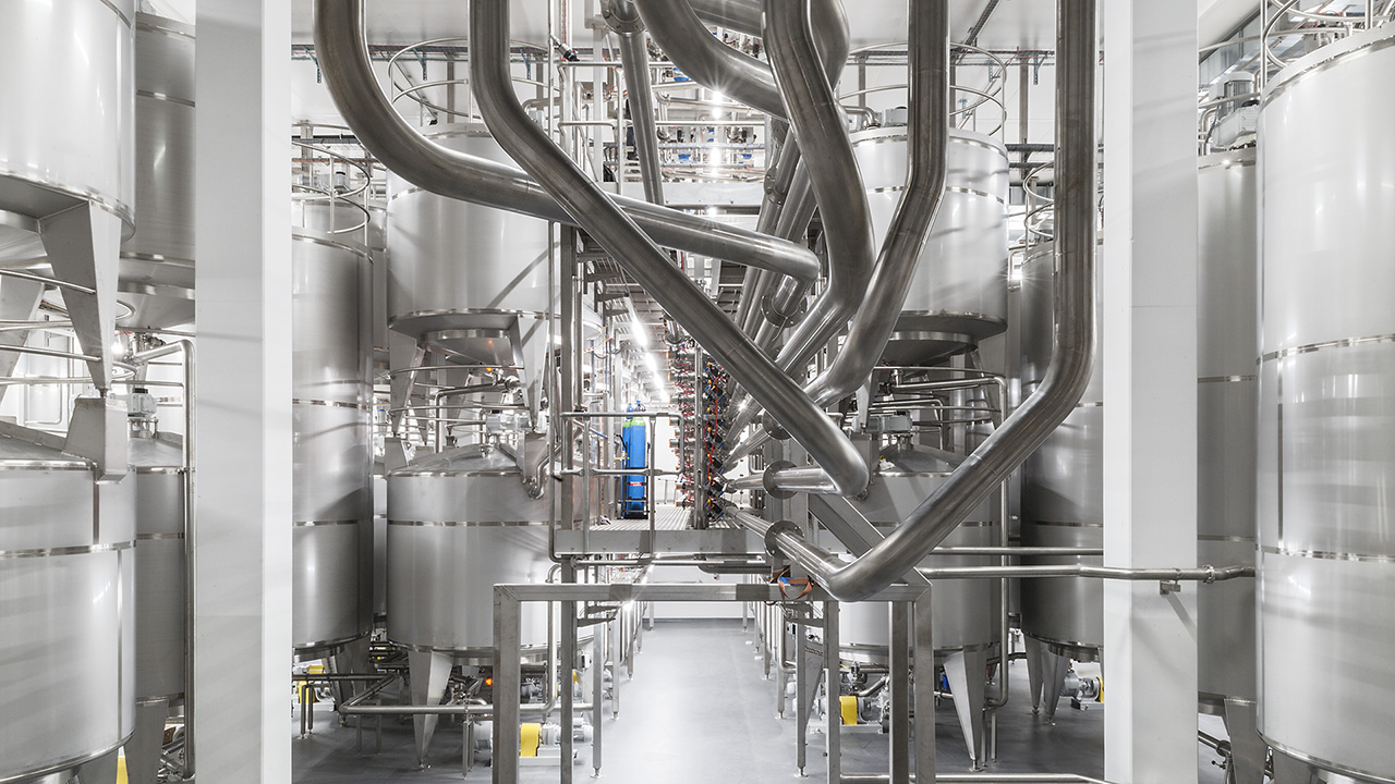 Industriefotografie - Produktionshalle Schweiz